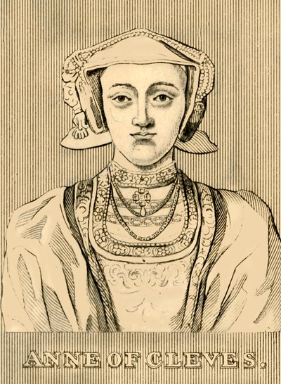 Anna di Cleves, 1515-1557, 1830 da Unbekannt