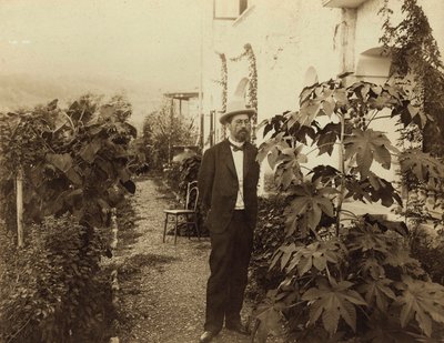 Anton Cechov, autore russo, Yalta, Crimea, Russia, c1900 da Unbekannt
