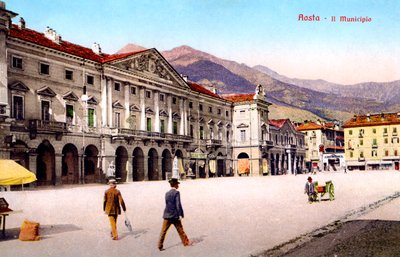 Aosta - Il Municipio, XX secolo da Unbekannt