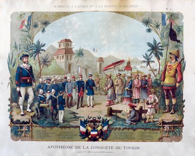 Apoteosi della conquista del Tonchino, ca 1885 da Unbekannt