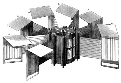 Macchina da stampa verticale di Applegath, 1866 da Unbekannt