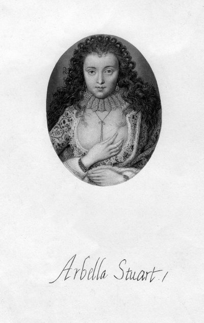 Arabella Stuart 1575-1615, nobildonna del Rinascimento inglese, XVII secolo da Unbekannt