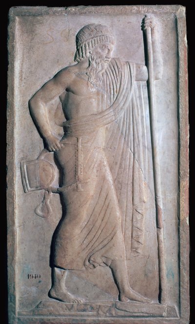 Rilievo romano arcaico di Apollo da Unbekannt
