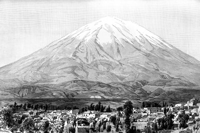 Arequipa e Monte Misti, Perù da Unbekannt