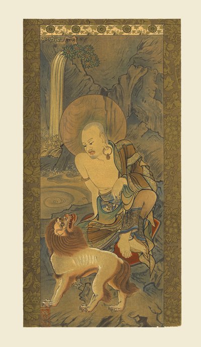 Arhat, giapponese, tardo periodo Kamakura, XIV secolo, 1886 da Unbekannt