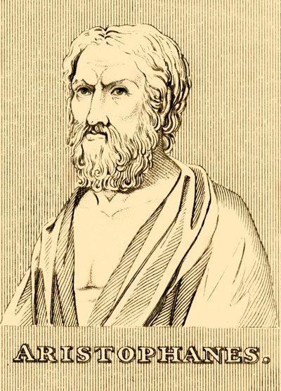 Aristofane, c460-380 a.C., 1830 da Unbekannt
