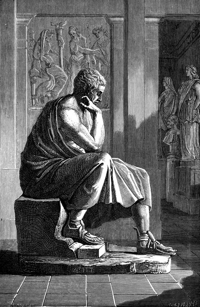 Aristotele 384-322 a.C., filosofo e scienziato greco antico da Unbekannt