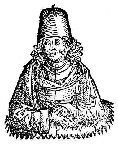 Aristotele 384-322 a.C., filosofo e scienziato greco antico, 1493 da Unbekannt
