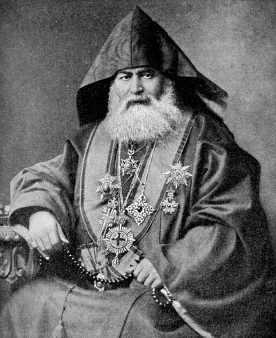 Patriarca armeno, leader della più antica chiesa nazionale cristiana, 1922 da Unbekannt