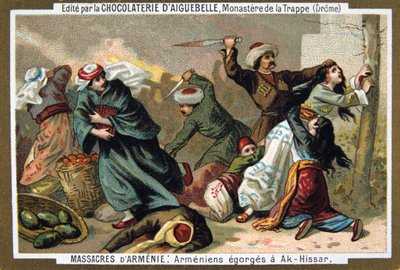 Gli armeni vengono sgozzati ad Ak-Hissar, 1895 da Unbekannt
