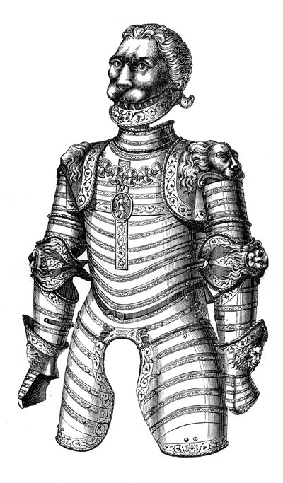 Armatura ornata di leoni, supposta di Luigi XII, XV secolo, 1870 da Unbekannt