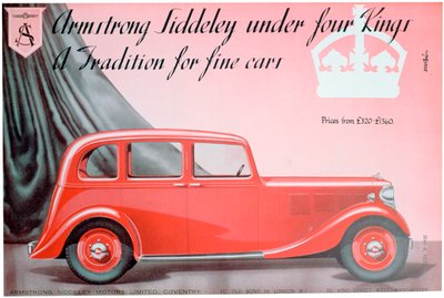 Pubblicità di Armstrong Siddeley Motors, 1937 da Unbekannt
