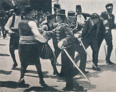 Arresto di Gavrilo Princip, assassino dell