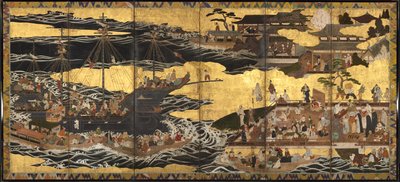 Arrivo dei Barbari del Sud, c. 1600 da Unbekannt