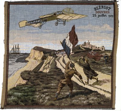 Arrivo di Louis Bleriot a Dover in Inghilterra, il 25 luglio 1909 da Unbekannt