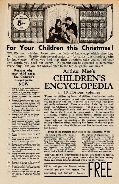 Enciclopedia per bambini di Arthur Mees, 1935 da Unbekannt