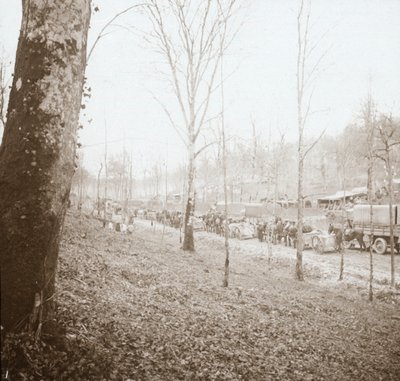 Artiglieria, Somme, Francia settentrionale, c1914-c1918 da Unbekannt