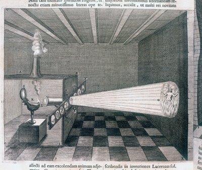 Strumenti per artisti, camera oscura da Unbekannt