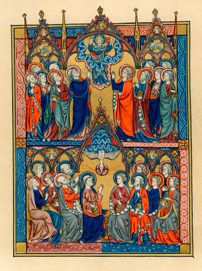 Ascensione e Pentecoste, 1290-1300 da Unbekannt