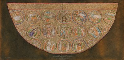 Piviale di Ascoli, inizio XX secolo, originale datato XIII secolo da Unbekannt