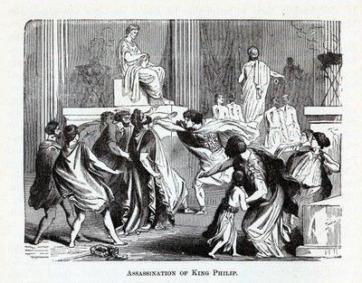 Assassinio del re Filippo, 1882 da Unbekannt