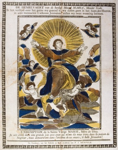Assunzione della Vergine Maria, XIX secolo da Unbekannt