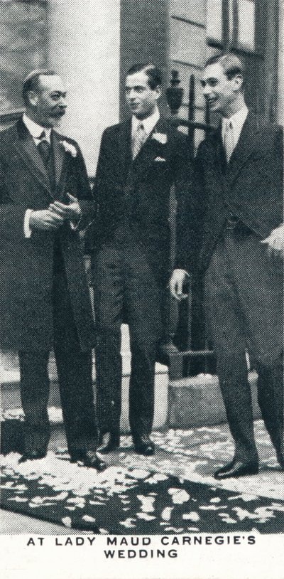 Al matrimonio di Lady Maud Carnegie da Unbekannt