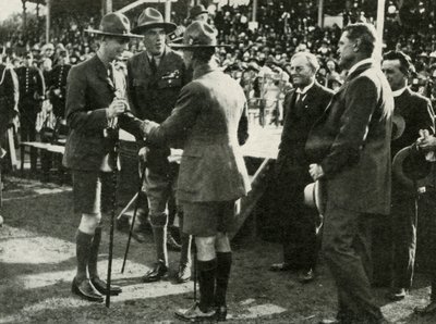 Alla parata di Boy Scouts e Girl Guides, Adelaide, Australia, 1927 da Unbekannt