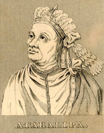 Atabalipa, c1502-1533, 1830 da Unbekannt