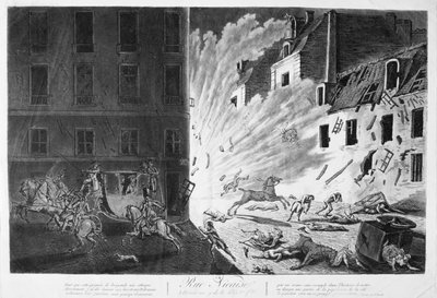 Tentativo di assassinare Napoleone, 24 dicembre, 1800 da Unbekannt