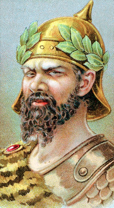 Attila c406-453 Re degli Unni dal 434, XIX secolo da Unbekannt