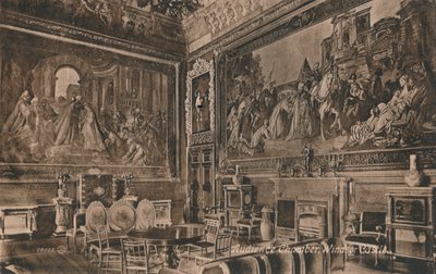 Sala delle udienze, Castello di Windsor, c1917 da Unbekannt