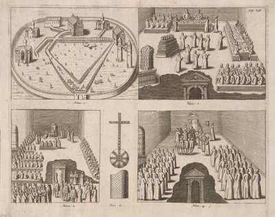 Udienza presso lo Zar russo, Mosca. Pubblicato da Jacob Ulfeldt, 1578 da Unbekannt