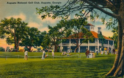 Club House del Augusta National Golf, 1943 da Unbekannt