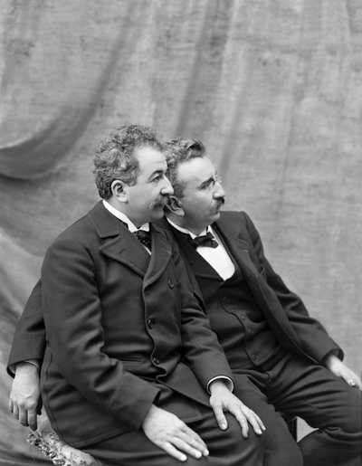Auguste e Louis Lumière, 1895 da Unbekannt