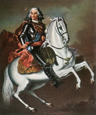 Augusto II il Forte, 1718, 1936 da Unbekannt