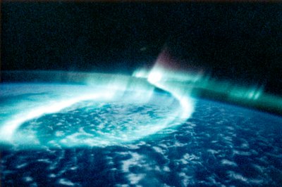 Aurora Boreale vista dallo spazio da Unbekannt
