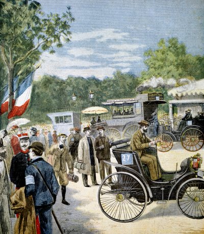 Prova di affidabilità automobilistica tra Parigi e Rouen, sponsorizzata da Le Petit Journal, 1894 da Unbekannt