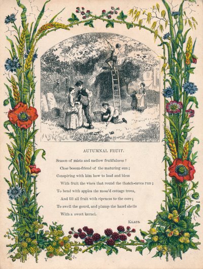 Frutta autunnale di Keats, c1900 da Unbekannt