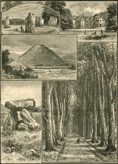 Avebury. Littlecote. Silbury. Devils Den. Grand Avenue., 1898 da Unbekannt