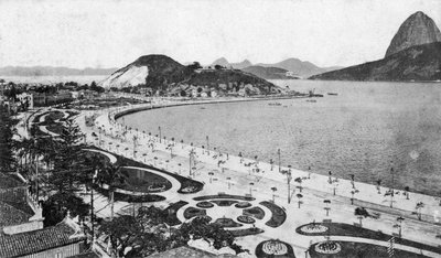 Avenida Beira-Mar, Botafogo, Rio de Janeiro, inizio XX secolo da Unbekannt