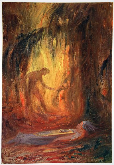Risveglio di Brunilde, 1906 da Unbekannt