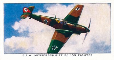 B.F.W. Messerschmitt Bf. 109 Fighter, 1938 da Unbekannt