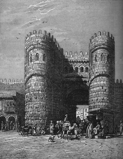 Bab-El-Footoh, una delle porte del Cairo, 1878, c1882 da Unbekannt