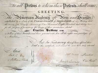 Diploma di Babbage dall