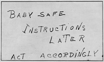 Istruzioni per la sicurezza del bambino, 1932, 1938 da Unbekannt