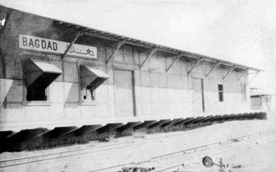 Stazione ferroviaria sud di Baghdad, Iraq, 1917-1919 da Unbekannt
