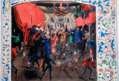 Ballata degli uomini ardenti, 1393, circa 1470 da Unbekannt
