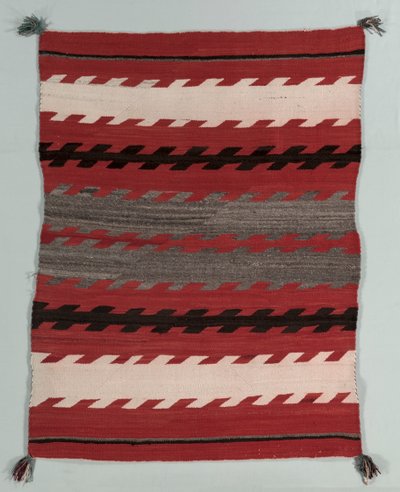 Tappeto a bande, c. 1890-1900 da Unbekannt