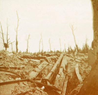 Sponde del fiume Yser, Diksmuide, Belgio, c1914-c1918 da Unbekannt